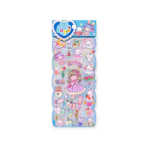 Picture of TANEX KIDS DECORATIVE CUTE BUNNY STICKERS